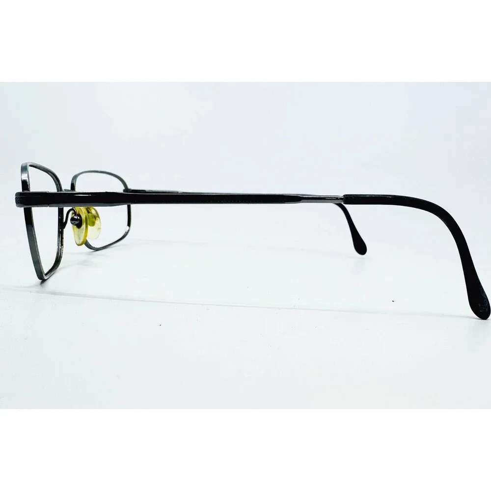 Prada Eyeglass Frames Mens Gunmetal Rectangular VPR 52A 52-18-135